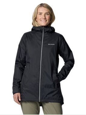 Columbia Women’s Switchback II Lined Long Jacket Black XL